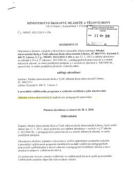 Základní norma zdravotnických znalostí pro pedagogické pracovníky