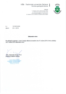 Page 1 V&Scaron;B &ndash; Technick&aacute; univerzita Ostrava |  Hornicko