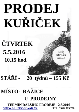 5.5.2016 2015 ČTVRTEK