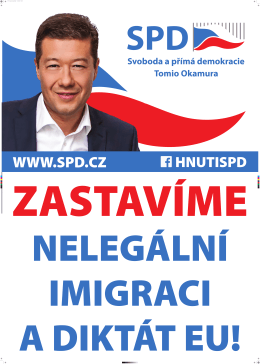 Plakát a leták SPD – pro profesionální tisk A0