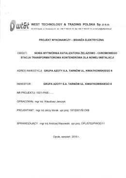 ip wtāt wEsT TECHNOLOGY & TRADlNG PoLsKA sp.z&lsaquo;&rsaquo;.0.