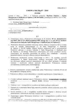 Wzór umowy - Załącznik nr 2