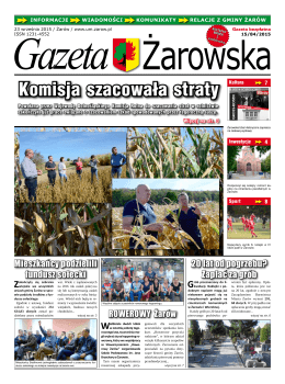 Gazeta Żarowska Nr 15/2015