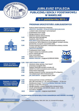 11.00 1 2.30 - Publiczna Szkoła Podstawowa w Wawelnie