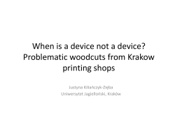 When is a device not a device? Problematic woodcuts from