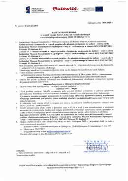 DA.25.2.5.2015 ZAPYTANIE OFERTOWE