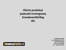 Pobierz PDF - SnowboardAirBag