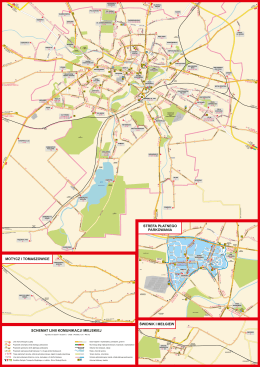 Schemat linii komunikacji miejskiej