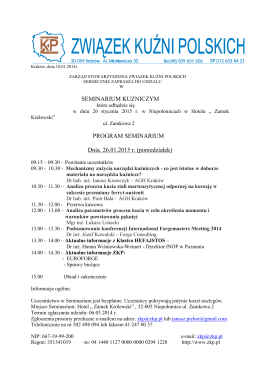 Seminaria ZKP 26.01.2015 Niepo omice Zamek(2)
