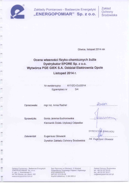 2014-11 Ocena własności fizyko-chemicznych żużla