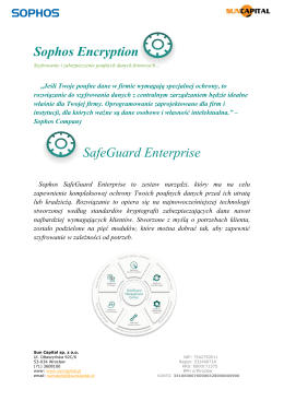 Sophos Encryption SafeGuard Enterprise