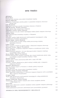 Zarządzanie jakością pasażerskiego transportu zbiorowego