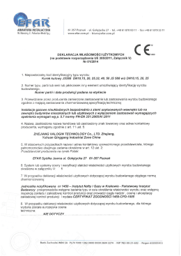 Deklaracja właściwości użytk. Art. 588