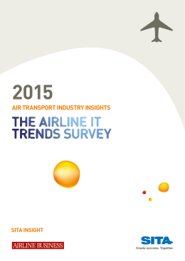 Airline IT Trends Survey 2015