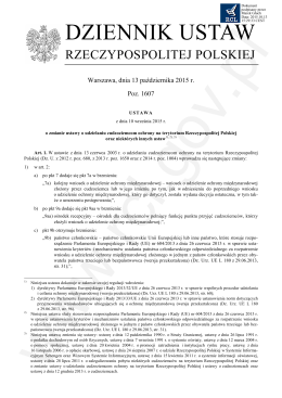 Treść ustawy z dnia 10 września 2015 roku pdf 1 MB Pobierz