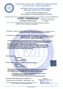pobierz Atest PZH w formacie PDF