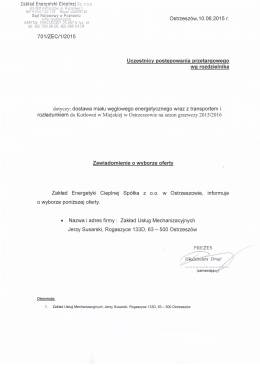 Zakład Energetyki Crepinej Sp. z 0.0.