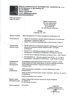 ZAKŁAD DOŚWIADCZALNY BUDOWNICTWA