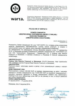 Powszechny Zakład Ubezpieczeń Sp&oacute;łka Akcyjna, al. Jana Pawła II