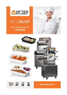 Maszyny MAP M-C-S - Metro catering system