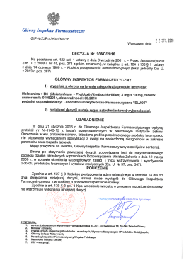 GIF 1/WC/2016 Melatonina + B6