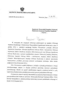 Porozumienie ws. produkcji pierwotnej z dnia 20 stycznia 2015