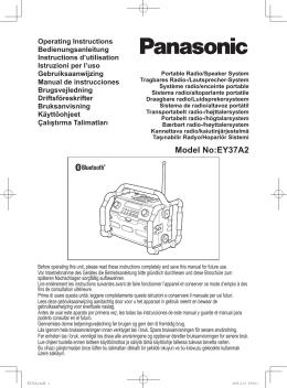 Model No:EY37A2 - Panasonic Power Tools