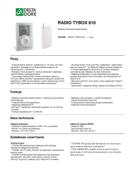 RADIO TYBOX 810