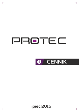 CENNIK - PROTEC