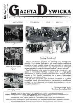 N R 52/ - Gazeta Dywicka