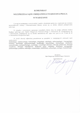wIcEPREzEsA sĄDU oKRĘGowEGo wARszAwA