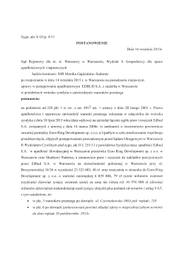 Sygn. akt X GUp 4/11 POSTANOWIENIE