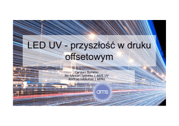 LED UV - przyszłość w druku offsetowym
