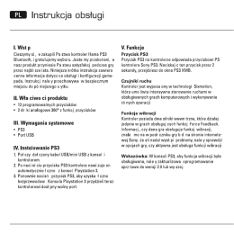 Ii. Instrukcja obsługi