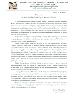 Treść Oświadczenia do pobrania