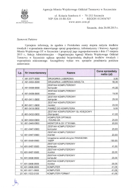 Pobierz ogłoszenie - Agencja Mienia Wojskowego