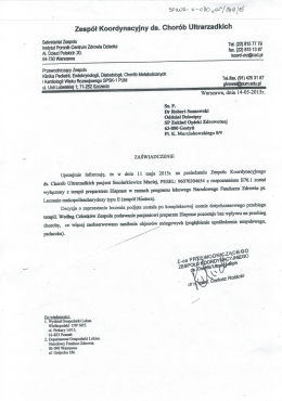 Zespół Koordynacyjny ds. Chorób Ultrarzadkich