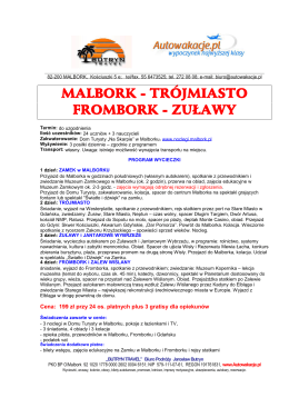 Malbork-Frombork-Żuławy