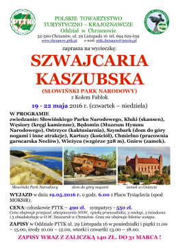 Szwajcaria Kaszubska (Słowiński Park Narodowy)