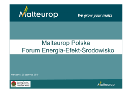 Malteurop Polska Forum Energia-Efekt