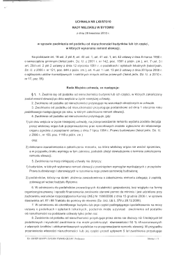 Zwolnienie z podatku od nieruchomości