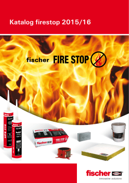 Katalog firestop 2015/16