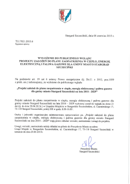 WYŁOŻENIE Do PUBLICZNEGO wGLADU