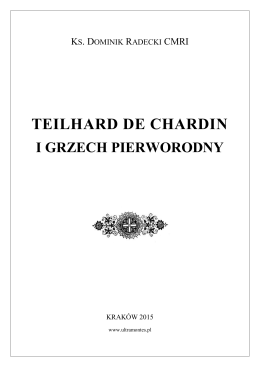 Teilhard de Chardin i grzech pierworodny. Ks