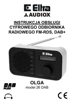 OLGA DAB plus instrukcja obsługi