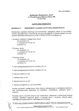 Zapytanie ofertowe (poprawione 2014-11-25)