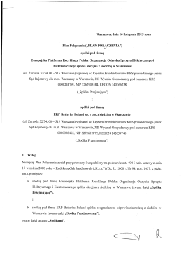 2015 11 16 Plan Połącznia sp&oacute;łki