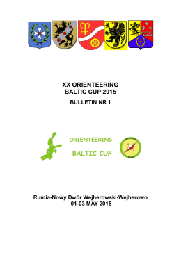 x baltic cu xx orienteering baltic cup 2015