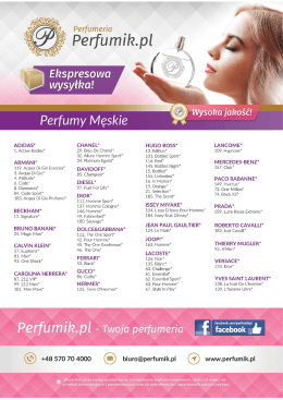Perfumy Męskie