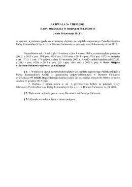 uchwała Nr VIII-92-2015 z 30 04 2015 r  w spr wnies dopłaty do PUK